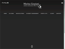 Tablet Screenshot of marinagraziani.com